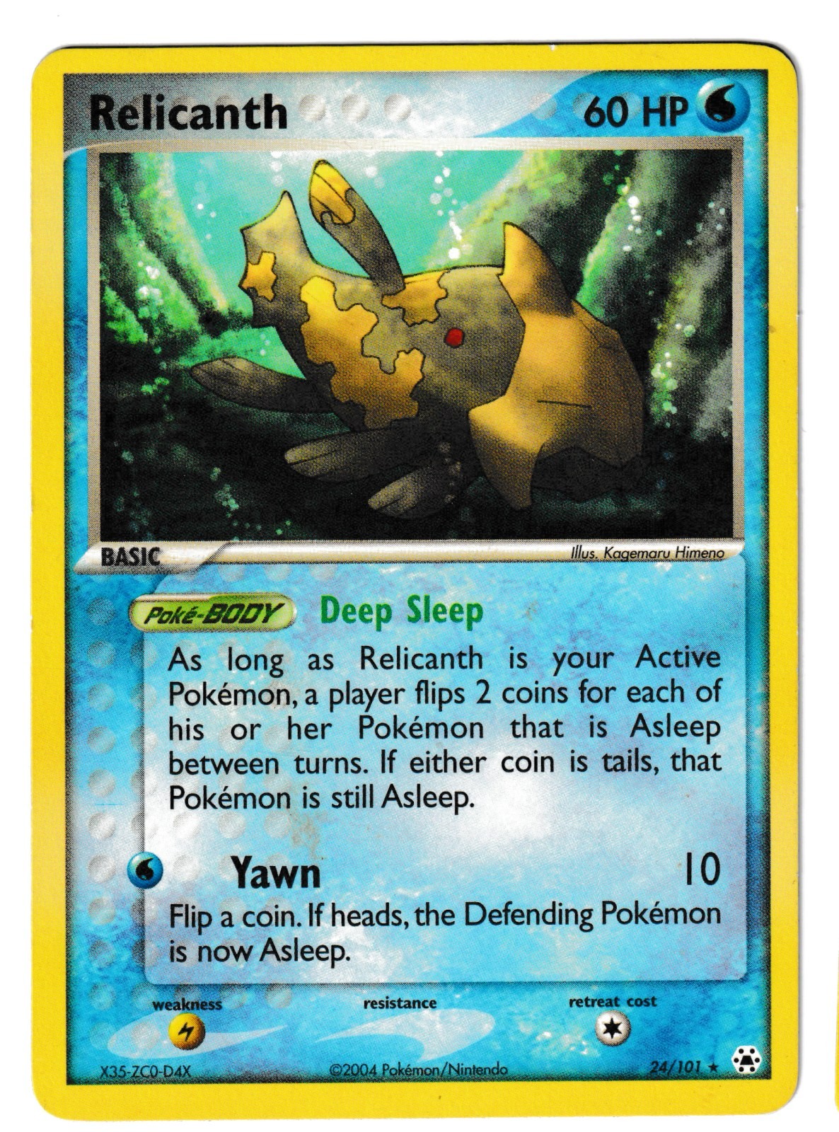 Relicanth - 24/101 - Hidden Legends - Pokemon TCG