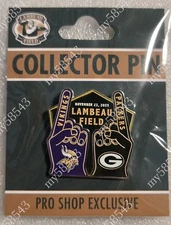 Minnesota Vikings at Green Bay Packers GAME DAY PIN 11/23/25 Lambeau Field