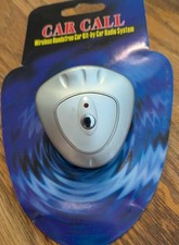 Wireless In-Car Handsfree Call Speakerphone white