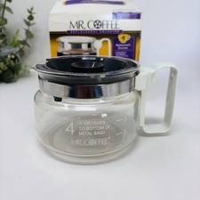 MR COFFEE Replacement D40 Replacement Decanter Carafe Pot White 4 Cup