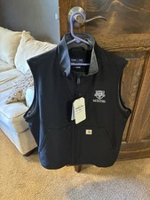 NWT Carhartt Super Dux Relaxed Fit Black Vest Men s Size Large OV5535-M