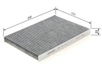 Bosch Filter, Innenraumluft 1 987 435 540 FüR KIA Hyundai