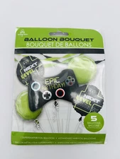 Anagram Balloon Bouquet GAMING THEME, 5 Balloons