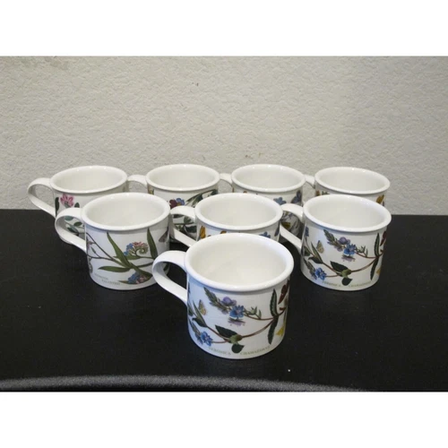 (8) Portmeirion Botanic Garden Drum Flat Cups