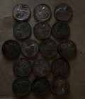 Lot of 16 US Silver War Nickels 1942-1945 35% Silver 0.9toz — photo 1