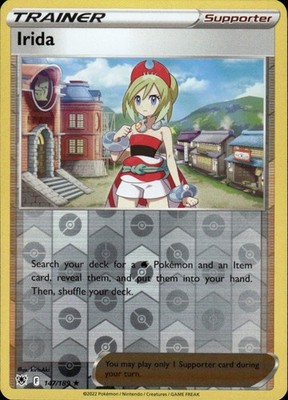 Irida Reverse Holo Holo Rare SWSH10: Astral Radiance 147/189 NM