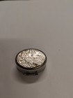 Murano Glass Pill Box In Silver Tone — photo 4