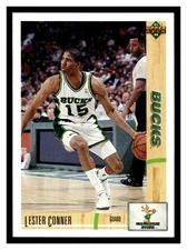 Lester Conner #381 1991-92 Upper Deck Milwaukee Bucks
