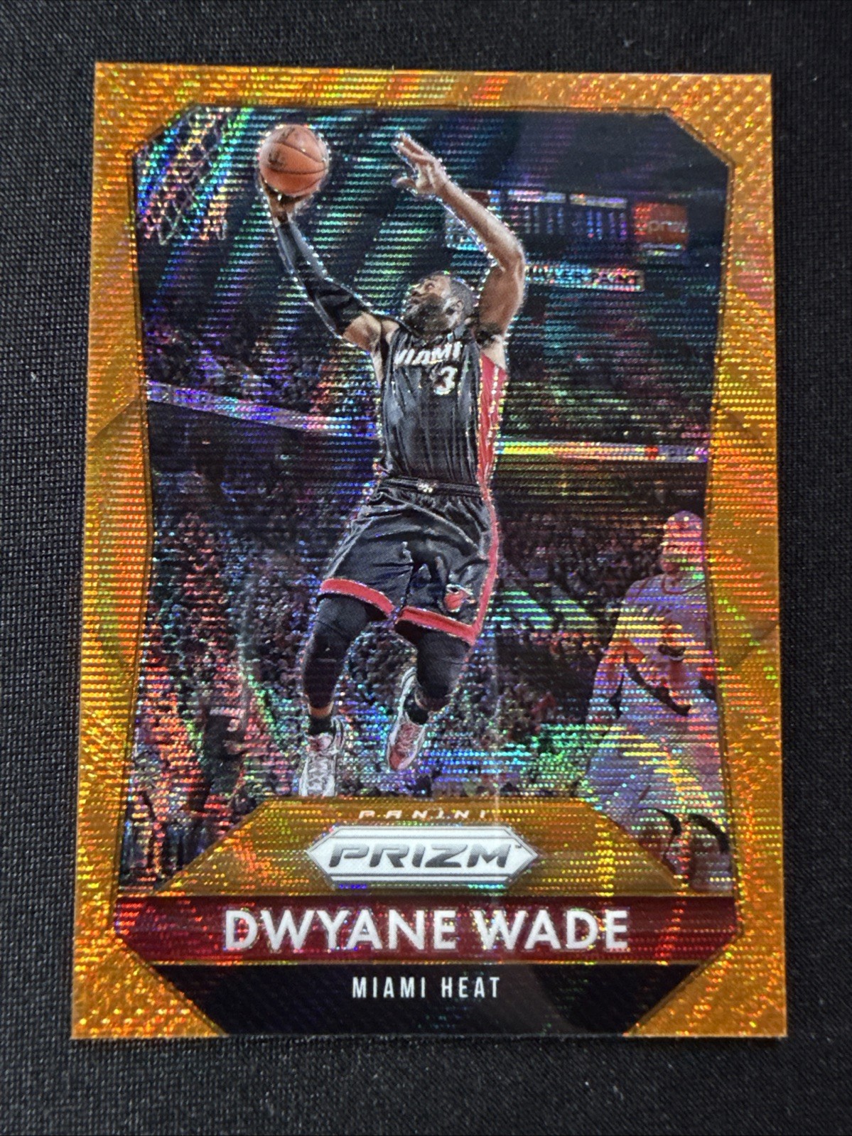 Dwyane Wade 2015-16 Panini Prizm Orange Wave Prizm #64