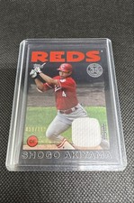 2021 Topps - 1986 Topps Baseball Relics Shogo Akiyama #86R-SA Black /199 (MEM)