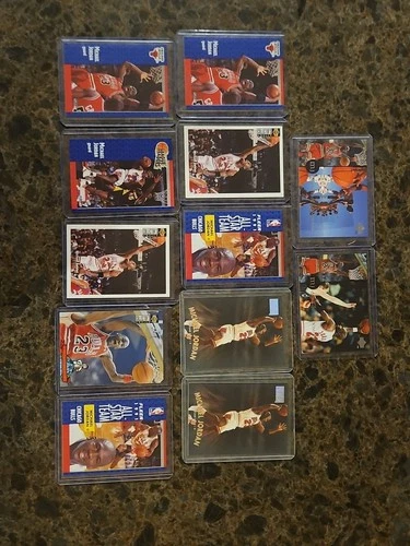 (12) Michael Jordan Basketball Cards. 1991, 1994, and 1997 Jordan Cards