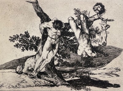 Francisco Goya 1746-1828 Die Desaster Des Krieges Photogravur Ca. 1930 Spanien