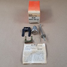 New Old Stock NOS TRW Niehoff UN-260 Universal Trunk Lock Kit Chrome Accessory