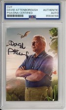 DAVID ATTENBOROUGH SIGNED AUTOGRAPHED LIFE OF BIRDS PHOTOGRAPH PHOTO PSA DNA COA