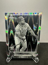 Randy Arozarena 2022 Topps Chrome Black & White RayWave Refractor SP 🔥 Rays
