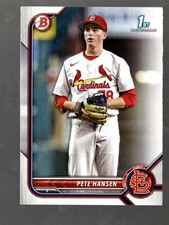 2022 Bowman Draft #BD-128 Pete Hansen