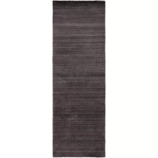 Himalaya HIM820 Hand Loomed Indoor Runner Rug - Charcoal - 2'3"x10' -