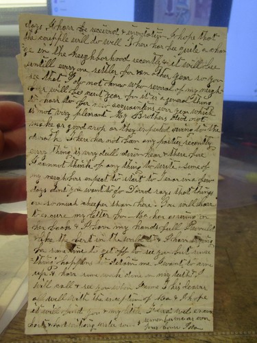 1874 CALHOUN COUNTY MISSISSIPPI Rare Old Handwritten Cursive Letter Family Mail - Picture 2 of 2