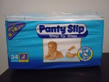 Vtg Panty Slip Step by Step Baby Boy 34 Maxi Plastic Diapers 9-18 kg / 20-40 Lbs