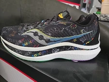 Saucony Endorphin Mens Size 9 Black Running Shoes Sneakers CHILDRENS DAY 