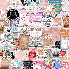 120 PCS Romance Book Stickers for Kindle by Puraesla, Bookish 120 Pcs, Multi