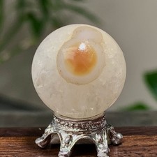 11G Natural Gobi Agate Eye Agate/Crystal mineral Ball Madagascar-