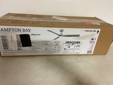 Hampton Bay N375-BN Marlston 52" Ceiling Fan, Nickel/Silver, Remote Included
