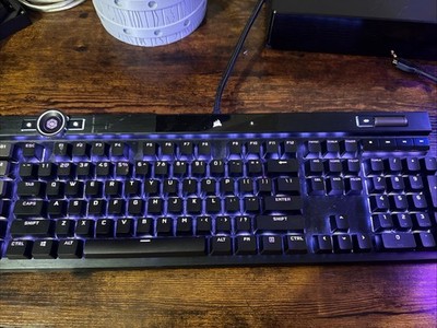 Corsair K100 RGB Full-Size OPX Optical-Mechanical Wired Gaming Keyboard
