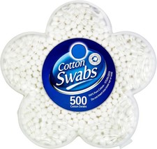 500 Cotton Swabs, Double Tipped, 100 Pure Cotton 500 Count 