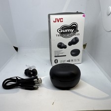 JVC Gumy HA-A6T Mini True Wireless Black Headphones New Open Box