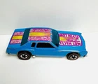 Hot Wheels Redline 1976 Lowdown Monte Carlo Stocker Flyin Low Flying Colors Blue