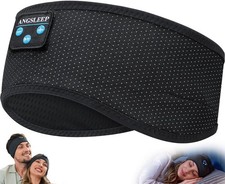 Sleep Headphones Bluetooth Wired 2in1, Headband Side Sleeper Thin Speaker Mic
