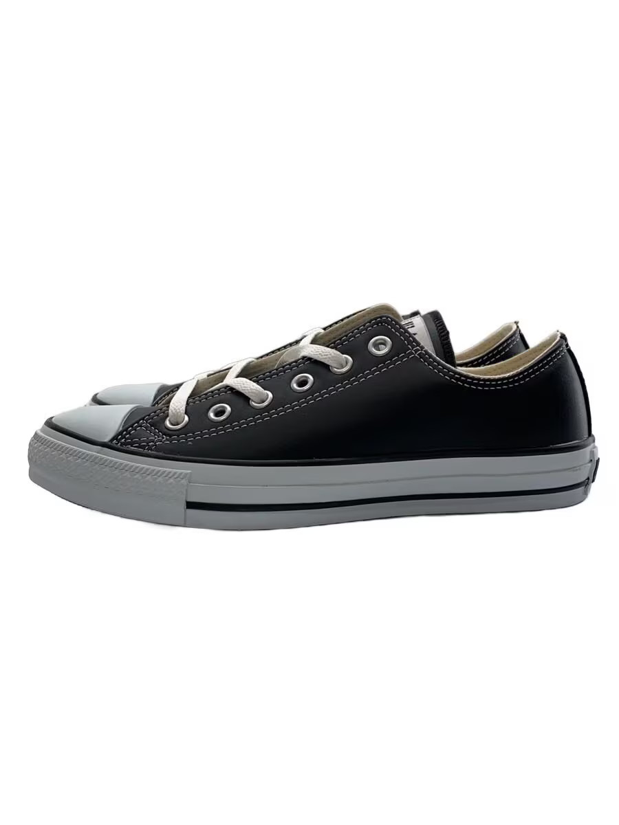 Converse Low Cut Sneakers 25.5Cm Blk Leather 1B906 LlE10