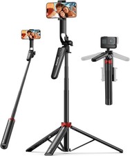 72" Phone Tripod and Selfie Stick, Cell Phone Tripod Stand with Wireless Remote