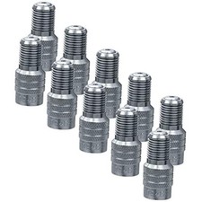 V2B Inflate Through Valve Stem Cap Gator Auto RV Semi () 10 Pack
