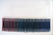 Sony 33-Disc Color Minidisc Lot Red Blue Green Black Case USED