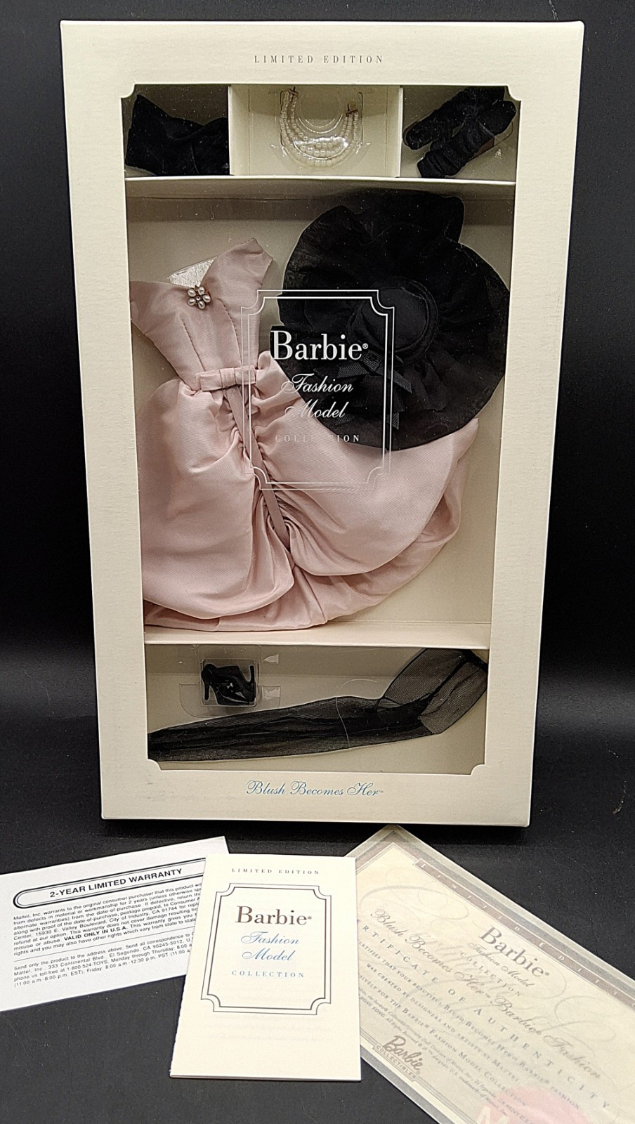 Barbie Silkstone Fashion Model Blush Becomes Her 2000 edición limitada 29652