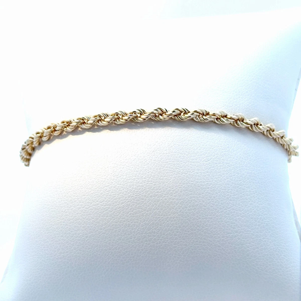 25+ 14k Gold Rope Chain Bracelet In Fine Bracelets Without Stones