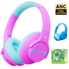 ANC Kids Wireless Bluetooth Headphones Active Noise Cancelling Earphones
