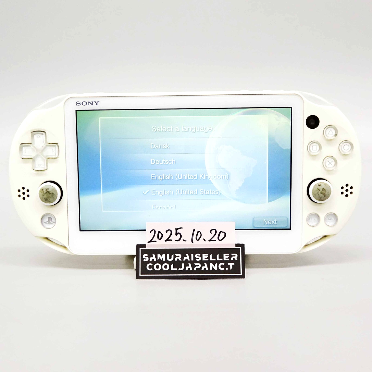 Sony Playstation PS Vita White PCH-2000 ZA12 Wi-Fi Model Console