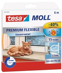 Tesamoll Premium Flexible Fenster- und Türdichtung