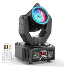 Compact 30W Stage Moving Head Light with Beam,GOBO Projection,Remote 1 Pack