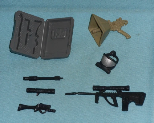 vintage G.I. GI JOE gijoe BULLHORN PARTS WEAPONS LOT mask gun bullhorn FREE SHIP