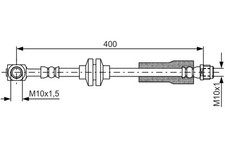 Flexible de frein Chevrolet CRUZE