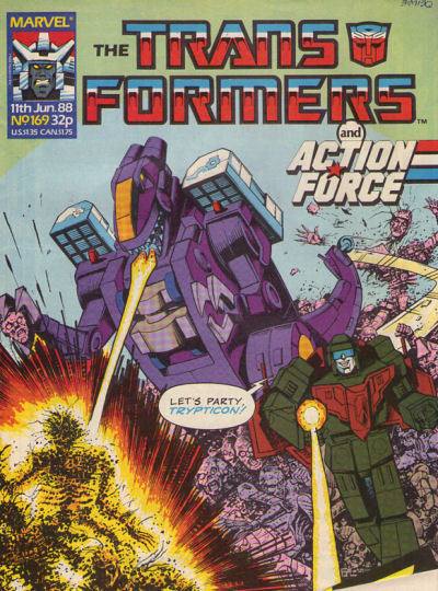 TRANSFORMERS #169 - 1988 - Marvel Comics Group UK