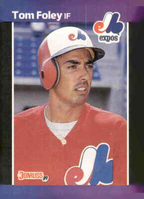 1989 Donruss #342a Tom Foley