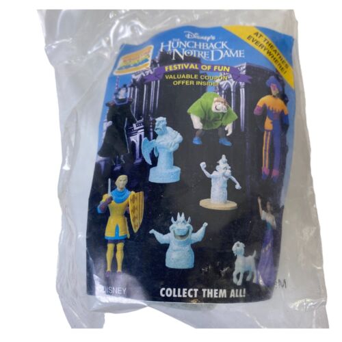 Set 3 Vintage 1996 Burger King Disney Hunchback of Notre Dame Plush Toys Sealed - Picture 5 of 6
