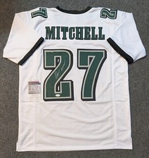 PHILADELPHIA EAGLES QUINYON MITCHELL AUTOGRAPHED SIGNED JERSEY JSA COA