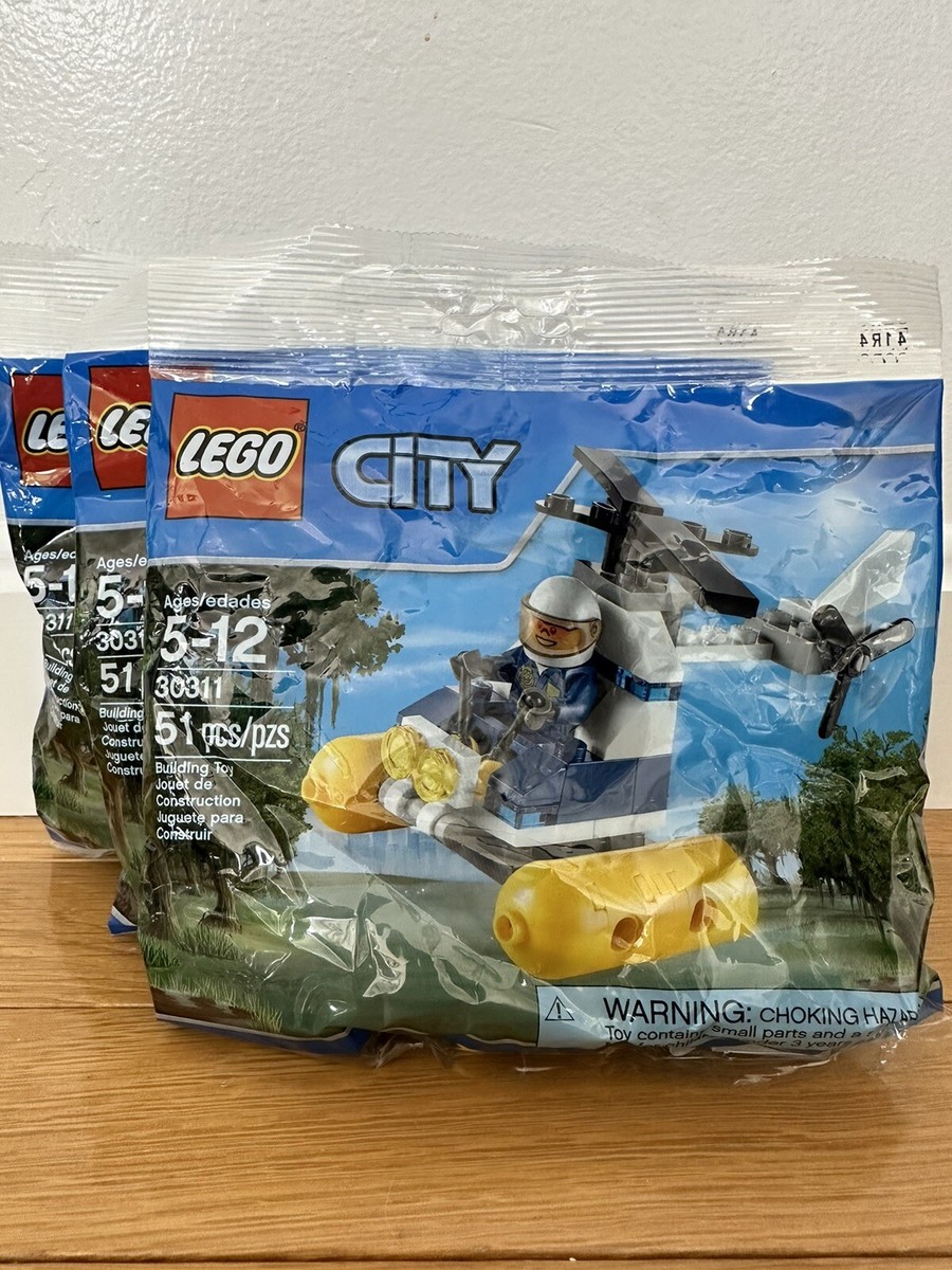 Brand New🎁LEGO CITY: Swamp Police Helicopter #30311 Poly Bag Mini Set