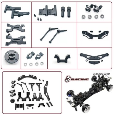 Steering Knuckle Lower Suspension Arm Kit for 1/10 3Racing Sakura D5 Drift Car